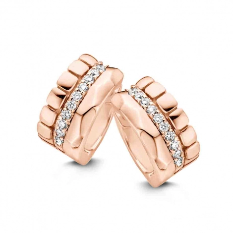 Boucles d'oreilles diamants One More