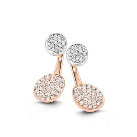 Boucles d'oreilles diamants One More