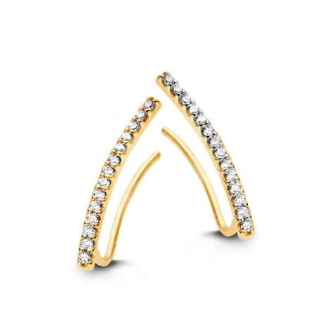 Boucles d'oreilles diamants One More