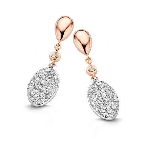 Boucles d'oreilles diamants One More