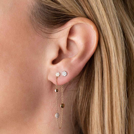 Boucles d'oreilles diamants One More