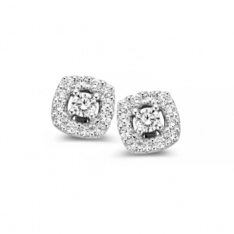 Boucles d'oreilles diamants One More