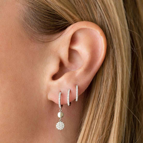 Boucles d'oreilles diamants One More