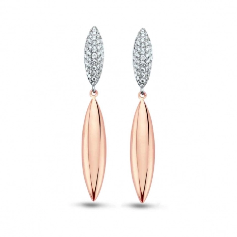 Boucles d'oreilles diamants One More