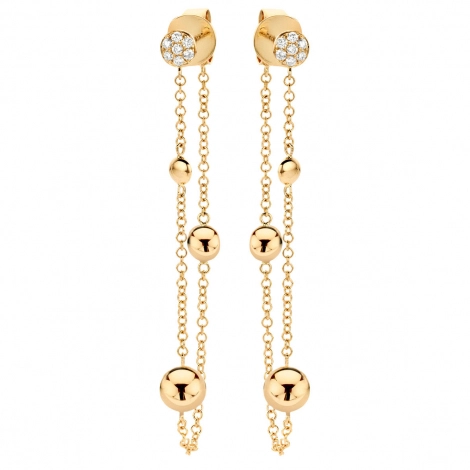 Boucles d'oreilles diamants One More