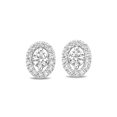 Boucles d'oreilles diamants One More