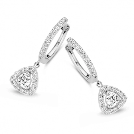 Boucles d'oreilles diamants One More