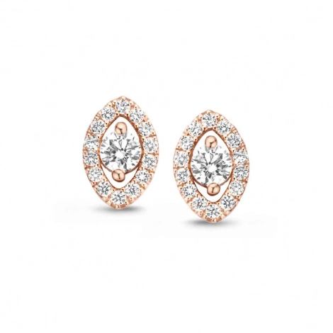 Boucles d'oreilles diamants One More