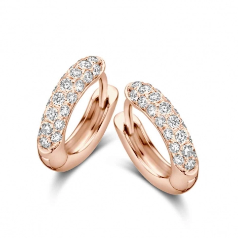 Boucles d'oreilles diamants One More