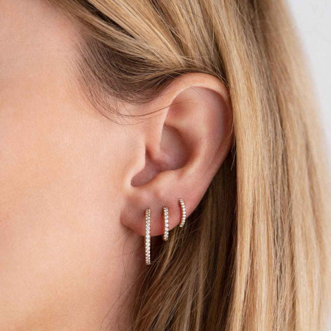 Boucles d'oreilles diamants One More