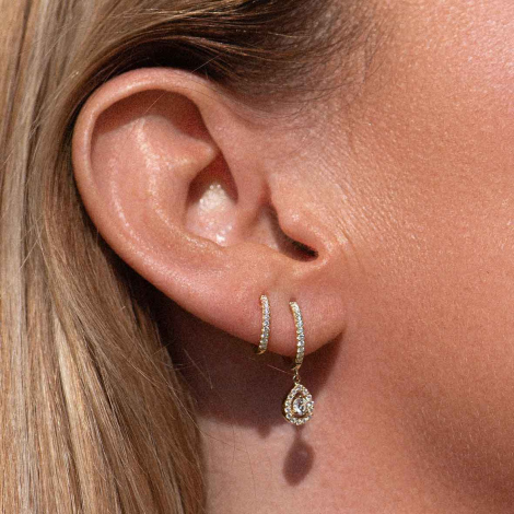 Boucles d'oreilles diamants One More