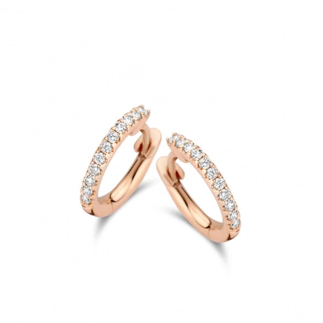 Boucles d'oreilles diamants One More