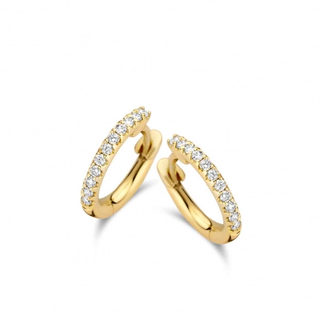 Boucles d'oreilles diamants One More
