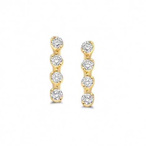 Boucles d'oreilles diamants One More