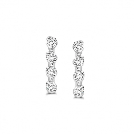 Boucles d'oreilles diamants  One More