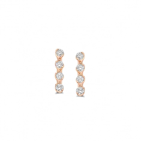 Boucles d'oreilles diamants One More