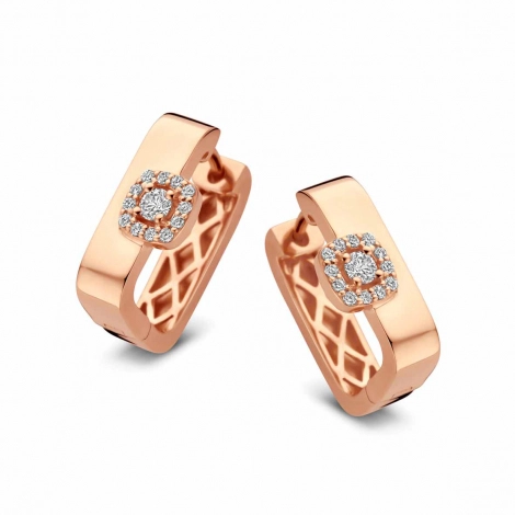 Boucles d'oreilles diamants One More