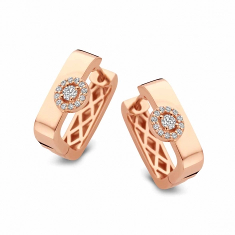 Boucles d'oreilles diamants One More
