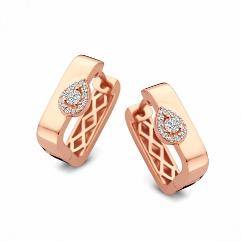 Boucles d'oreilles diamants One More