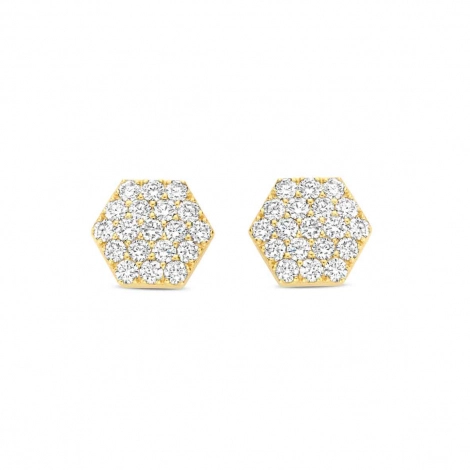 Boucles d'oreilles diamants One More