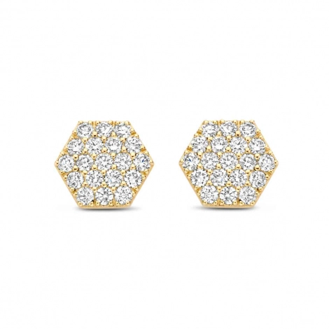 Boucles d'oreilles diamants One More