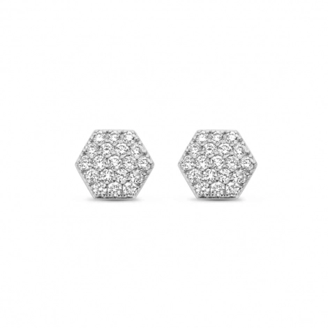 Boucles d'oreilles diamants One More