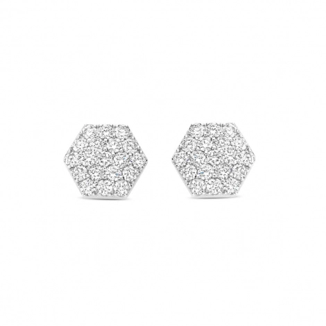 Boucles d'oreilles diamants One More