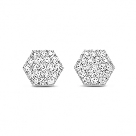 Boucles d'oreilles diamants One More