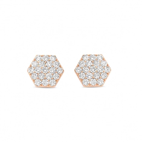 Boucles d'oreilles diamants One More