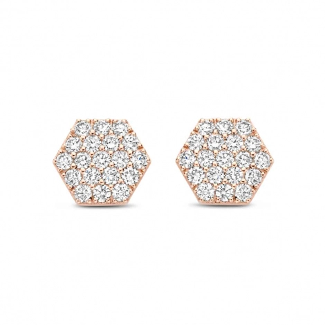 Boucles d'oreilles diamants One More