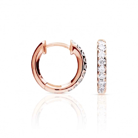 Boucles d'oreilles diamants One More