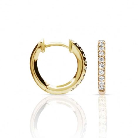 Boucles d'oreilles diamants One More