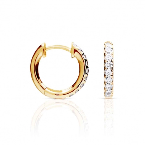 Boucles d'oreilles diamants One More