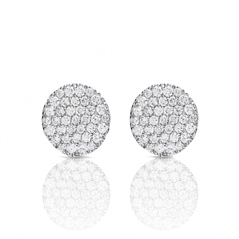 Boucles d'oreilles diamants One More