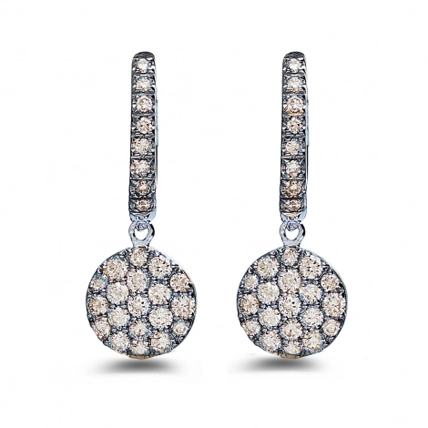 Boucles d'oreilles diamants One More