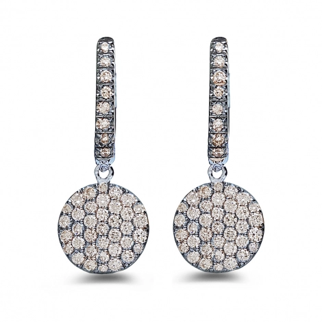 Boucles d'oreilles diamants One More