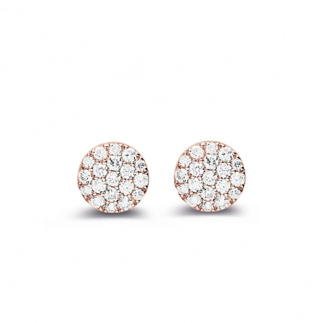 Boucles d'oreilles diamants One More