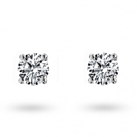 Boucles d'oreilles Diamants serite 4 griffes systme Alpa