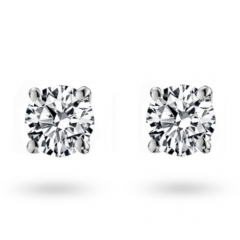 Boucles d'oreilles Diamants serite 4 griffes systme Alpa
