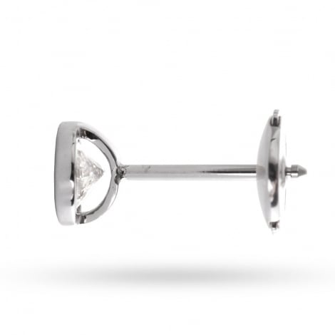 Boucles d'oreilles Diamants sertie clos 