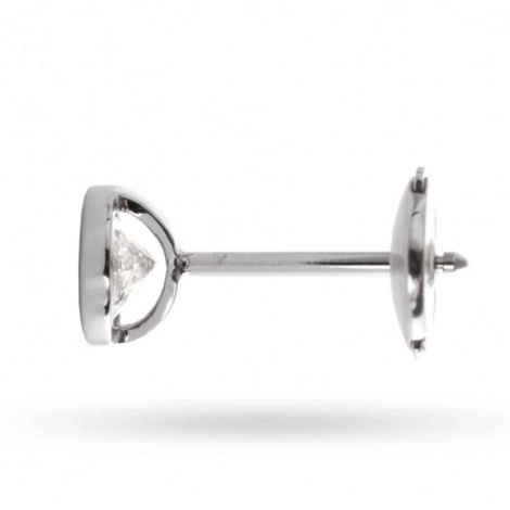 Boucles d'oreilles Diamants sertie clos 