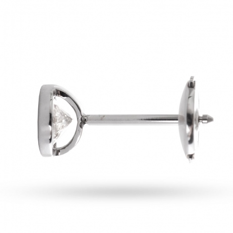 Boucles d'oreilles Diamants sertie clos