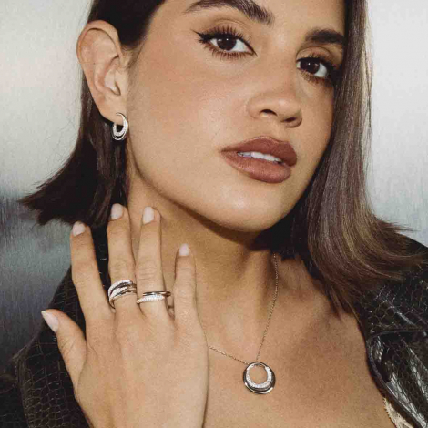 Boucles d'oreilles en argent et Oxydes - Naiomy