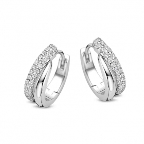 Boucles d'oreilles en argent et Oxydes - Naiomy à combiner
