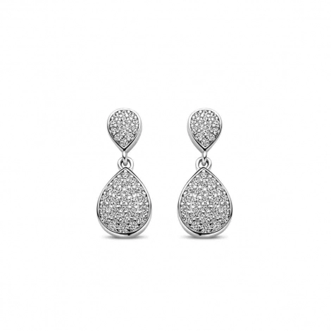 Boucles d'oreilles en argent serties d'oxydes-Naiomy