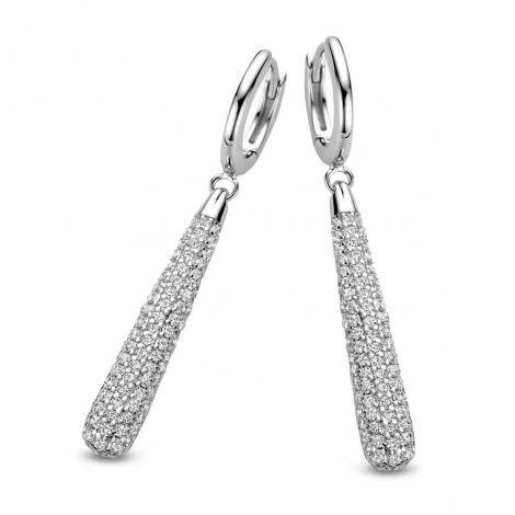 Boucles d'oreilles en argent serties d'Oxydes Naiomy