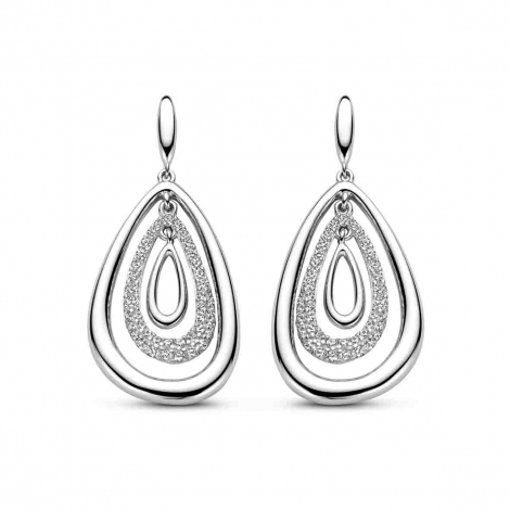 Boucles d'oreilles en argent serties d'oxydes Naiomy  combiner