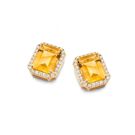 Boucles d'oreilles Etna - Citrine - One More