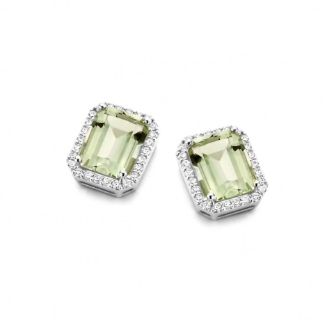 Boucles d'oreilles Etna - Prasiolite - One More