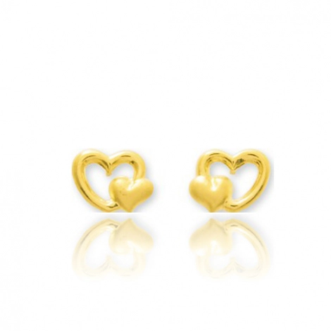Boucles d'oreilles or